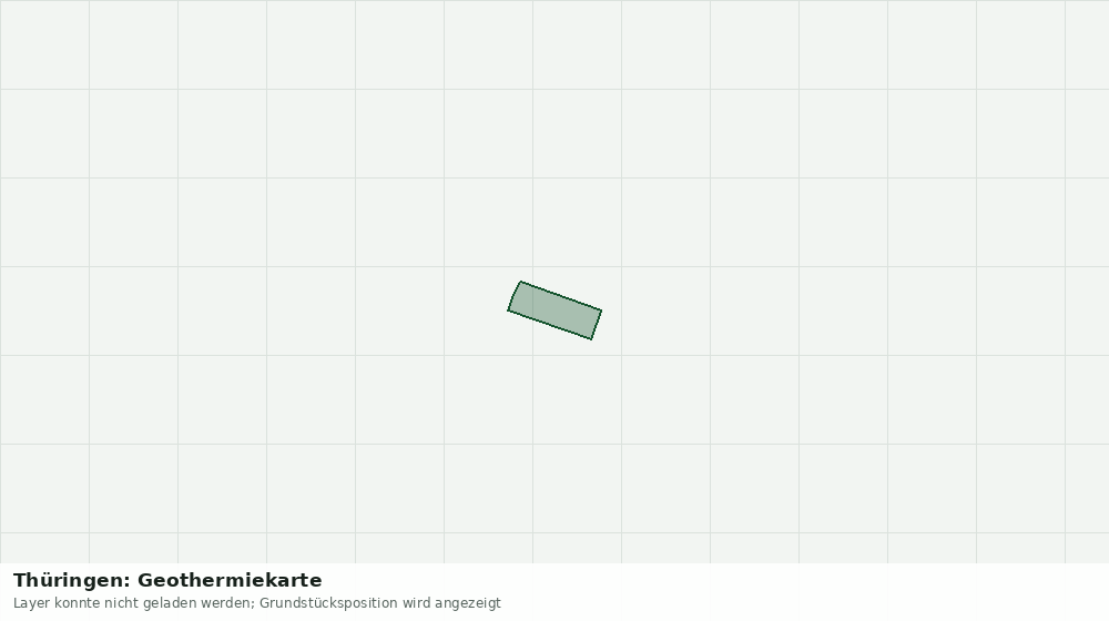 Statische Kartenansicht: Thüringen: Geothermiekarte