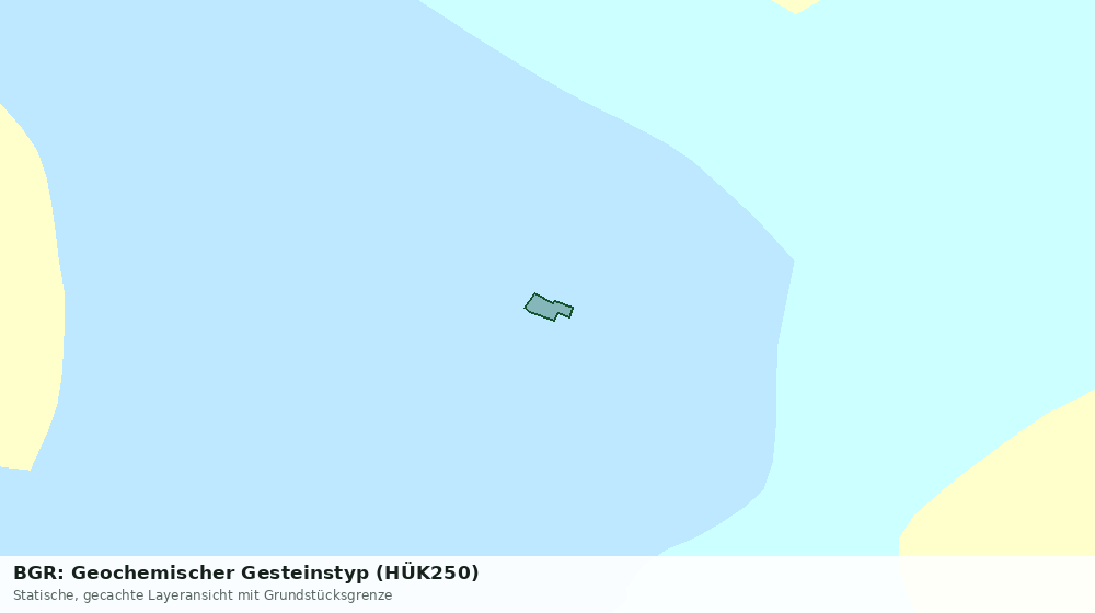 Statische Kartenansicht: BGR: Geochemischer Gesteinstyp (HÜK250)