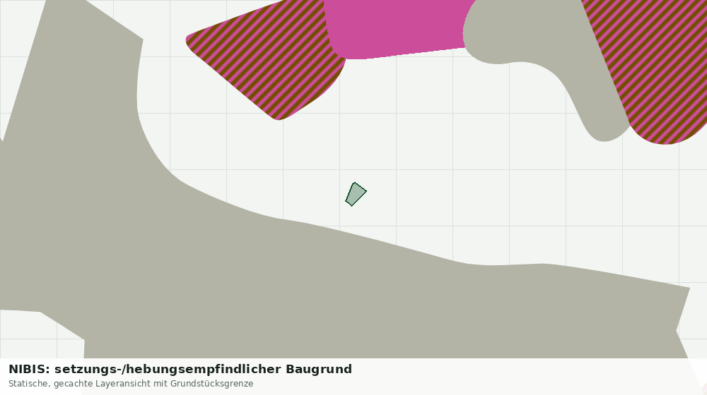 Statische Kartenansicht: NIBIS: setzungs-/hebungsempfindlicher Baugrund