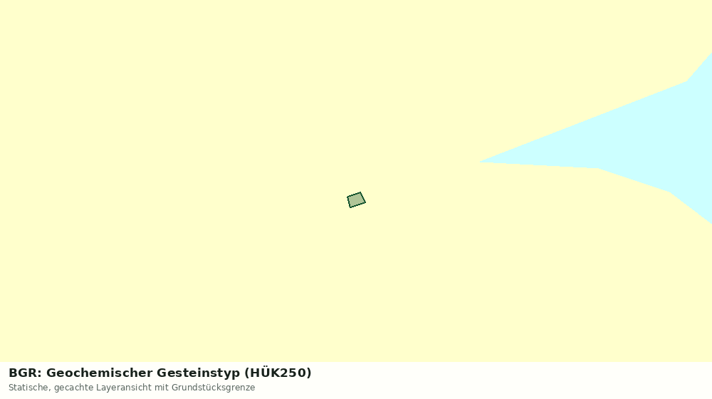 Statische Kartenansicht: BGR: Geochemischer Gesteinstyp (HÜK250)