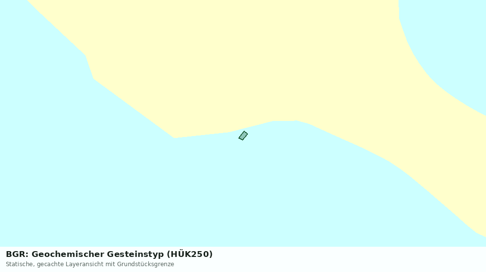Statische Kartenansicht: BGR: Geochemischer Gesteinstyp (HÜK250)