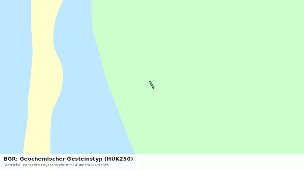 Statische Kartenansicht: BGR: Geochemischer Gesteinstyp (HÜK250)