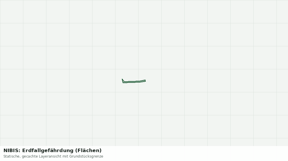 Statische Kartenansicht: NIBIS: Erdfallgefährdung (Flächen)