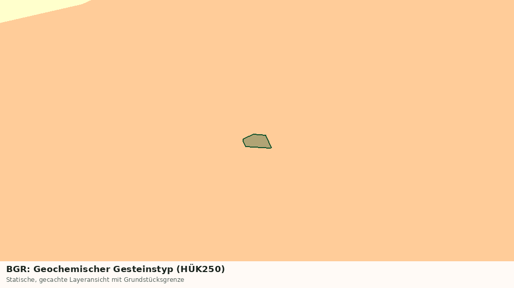 Statische Kartenansicht: BGR: Geochemischer Gesteinstyp (HÜK250)