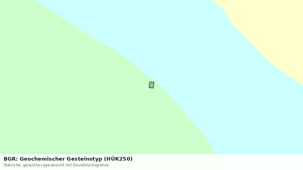 Statische Kartenansicht: BGR: Geochemischer Gesteinstyp (HÜK250)