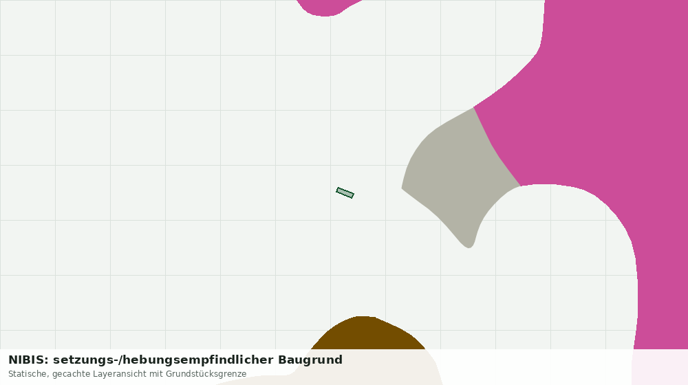 Statische Kartenansicht: NIBIS: setzungs-/hebungsempfindlicher Baugrund