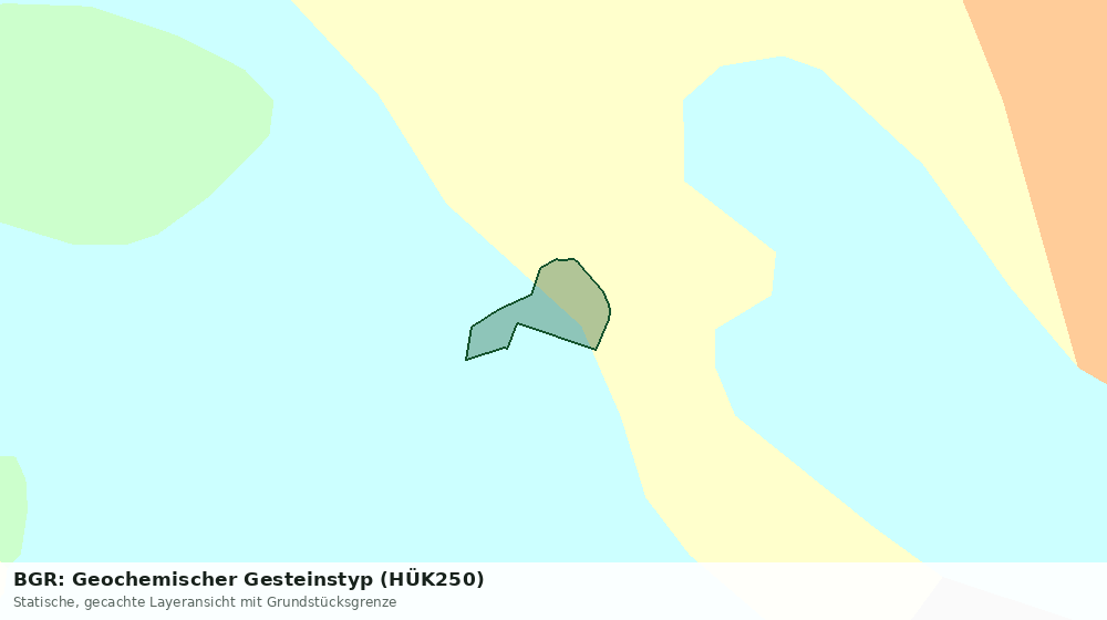 Statische Kartenansicht: BGR: Geochemischer Gesteinstyp (HÜK250)