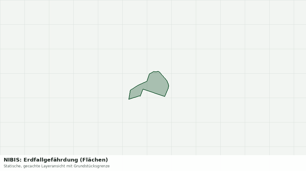 Statische Kartenansicht: NIBIS: Erdfallgefährdung (Flächen)