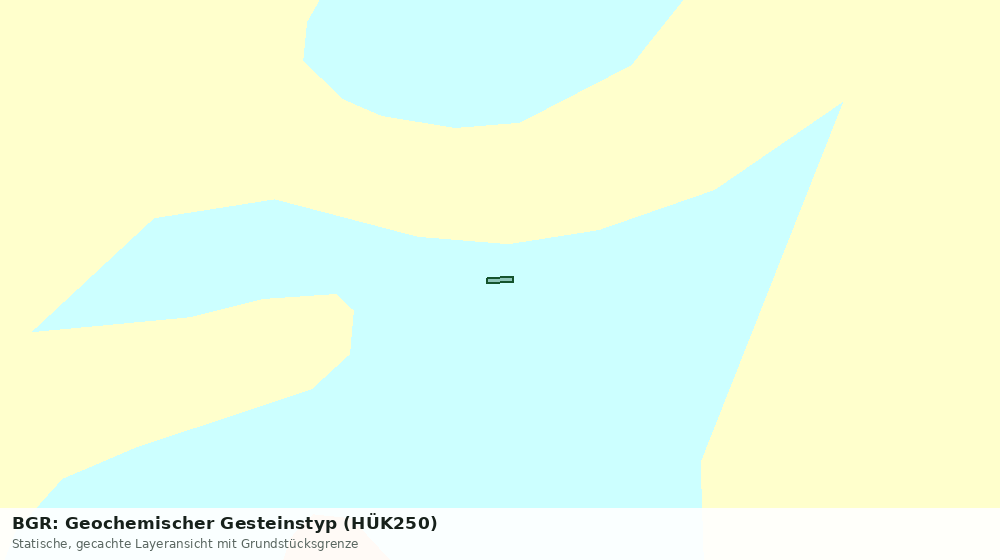 Statische Kartenansicht: BGR: Geochemischer Gesteinstyp (HÜK250)