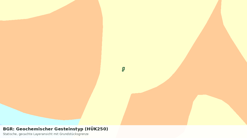 Statische Kartenansicht: BGR: Geochemischer Gesteinstyp (HÜK250)