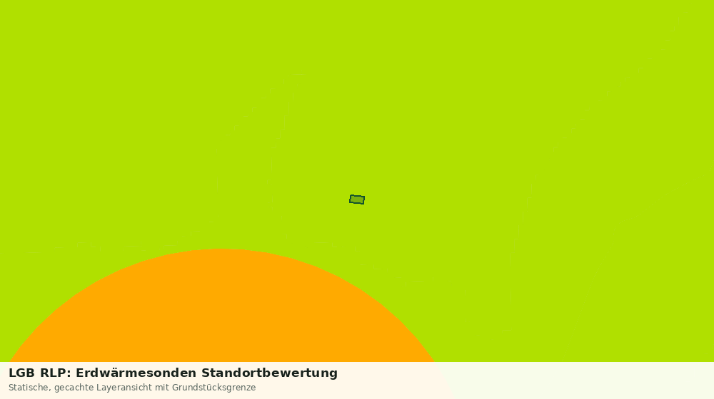 Statische Kartenansicht: LGB RLP: Erdwärmesonden Standortbewertung