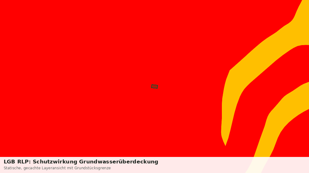 Statische Kartenansicht: LGB RLP: Schutzwirkung Grundwasserüberdeckung