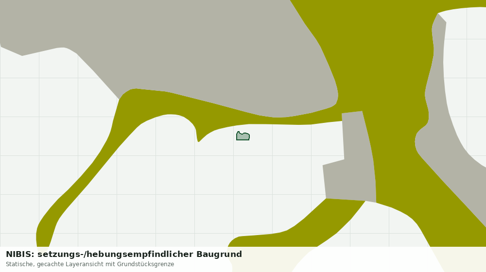 Statische Kartenansicht: NIBIS: setzungs-/hebungsempfindlicher Baugrund