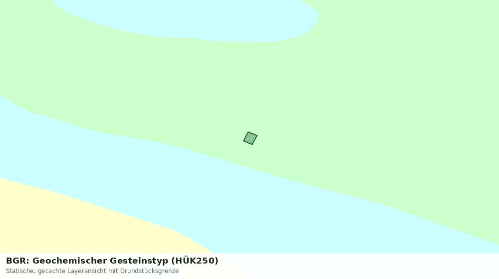 Statische Kartenansicht: BGR: Geochemischer Gesteinstyp (HÜK250)