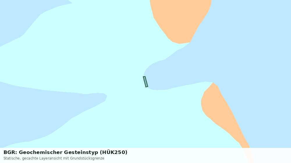 Statische Kartenansicht: BGR: Geochemischer Gesteinstyp (HÜK250)