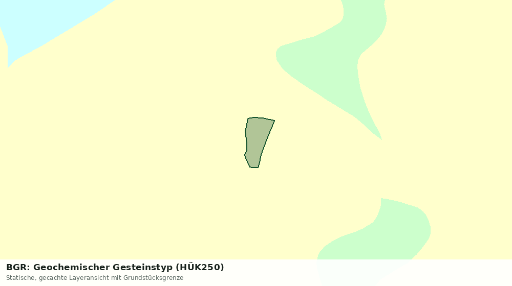 Statische Kartenansicht: BGR: Geochemischer Gesteinstyp (HÜK250)