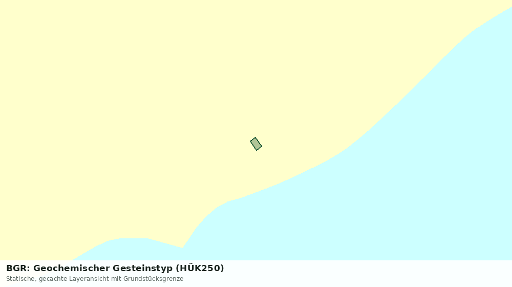 Statische Kartenansicht: BGR: Geochemischer Gesteinstyp (HÜK250)