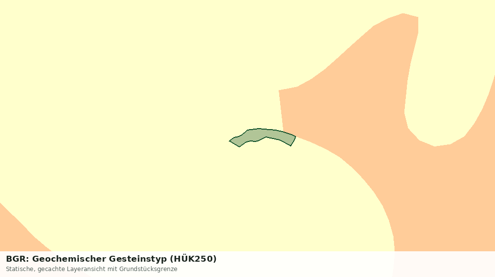 Statische Kartenansicht: BGR: Geochemischer Gesteinstyp (HÜK250)