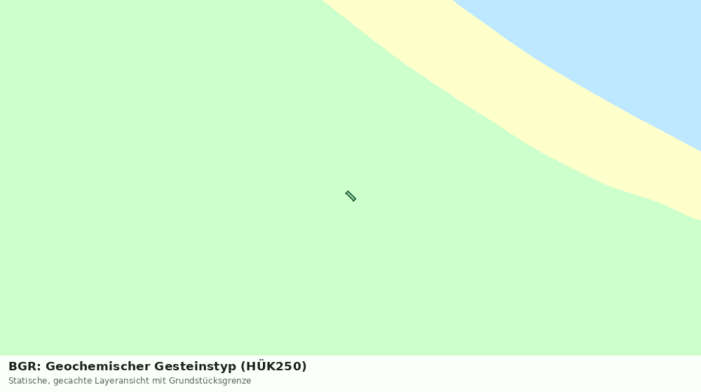 Statische Kartenansicht: BGR: Geochemischer Gesteinstyp (HÜK250)