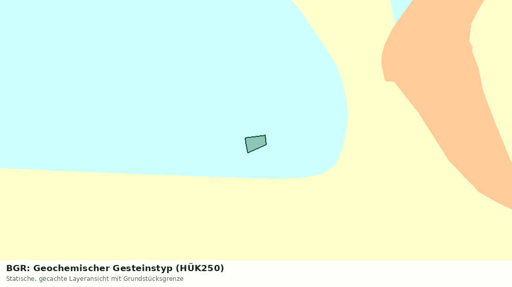Statische Kartenansicht: BGR: Geochemischer Gesteinstyp (HÜK250)
