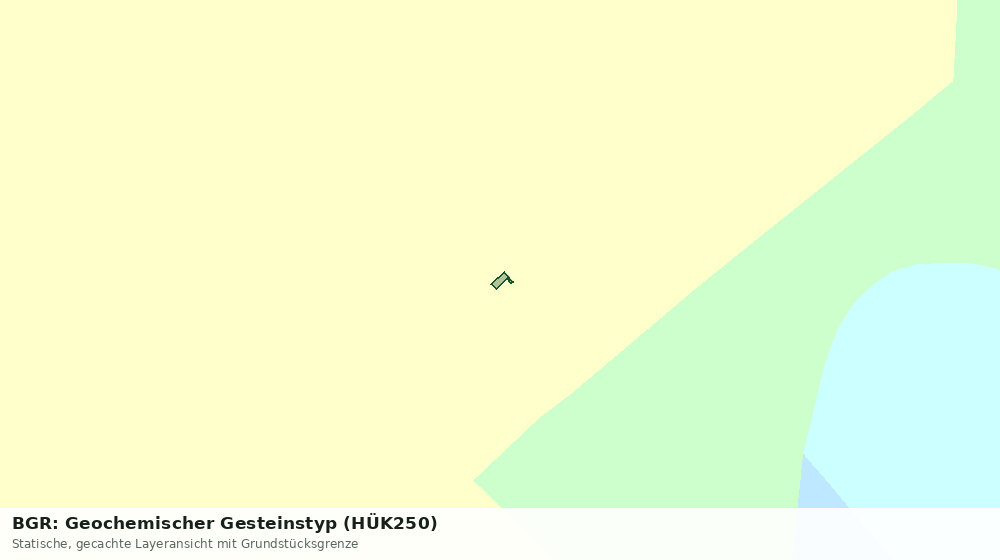 Statische Kartenansicht: BGR: Geochemischer Gesteinstyp (HÜK250)