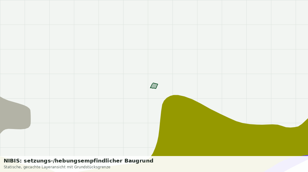 Statische Kartenansicht: NIBIS: setzungs-/hebungsempfindlicher Baugrund