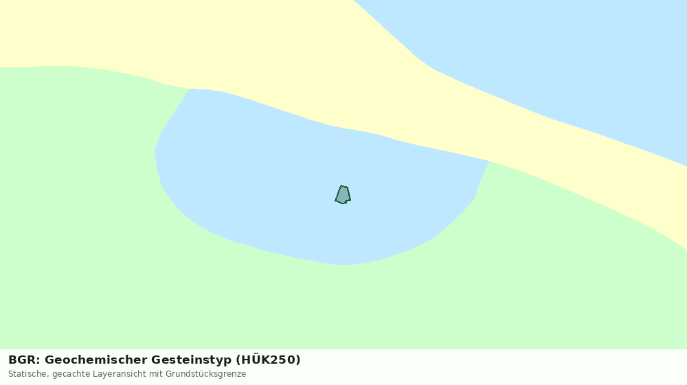 Statische Kartenansicht: BGR: Geochemischer Gesteinstyp (HÜK250)