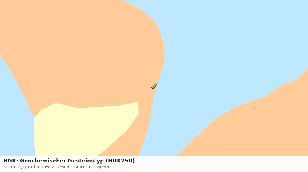 Statische Kartenansicht: BGR: Geochemischer Gesteinstyp (HÜK250)