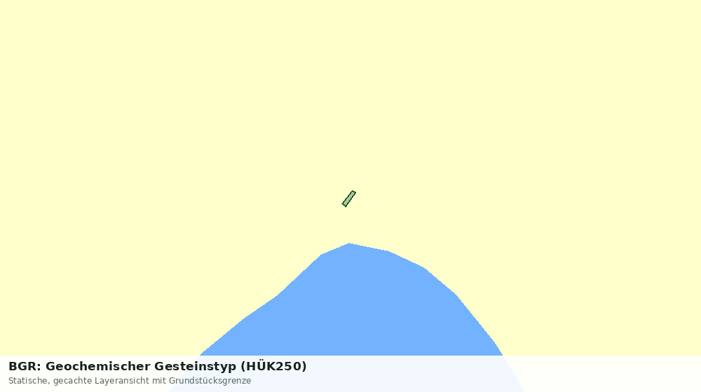 Statische Kartenansicht: BGR: Geochemischer Gesteinstyp (HÜK250)
