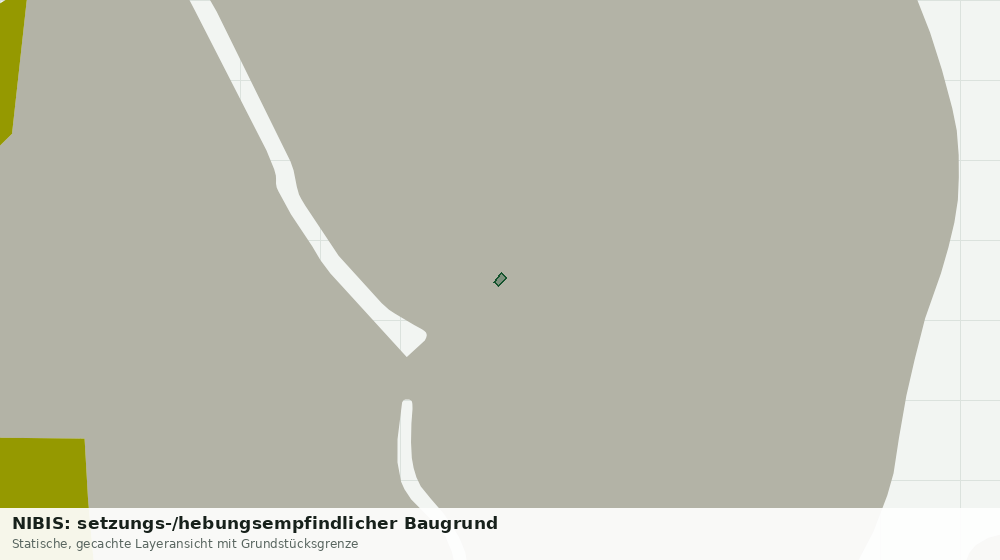 Statische Kartenansicht: NIBIS: setzungs-/hebungsempfindlicher Baugrund