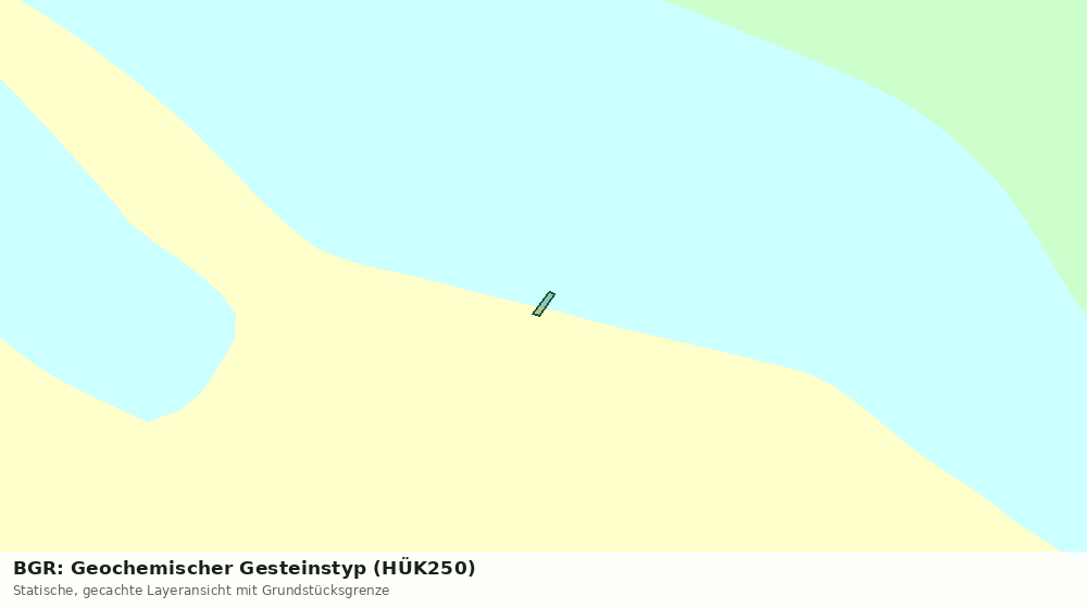 Statische Kartenansicht: BGR: Geochemischer Gesteinstyp (HÜK250)