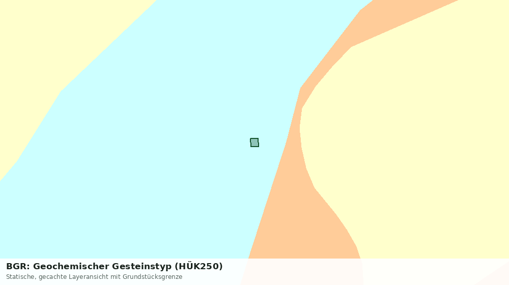 Statische Kartenansicht: BGR: Geochemischer Gesteinstyp (HÜK250)
