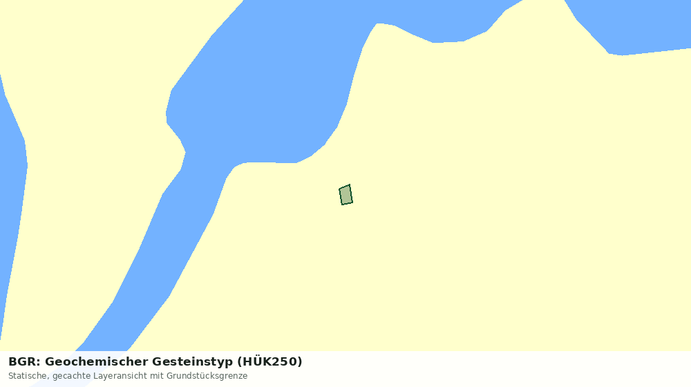 Statische Kartenansicht: BGR: Geochemischer Gesteinstyp (HÜK250)