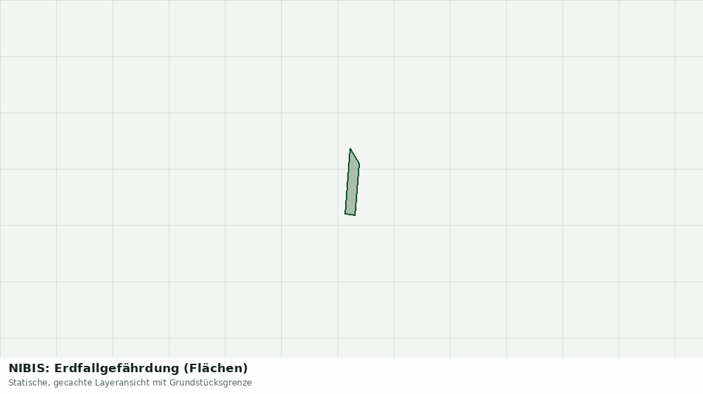 Statische Kartenansicht: NIBIS: Erdfallgefährdung (Flächen)