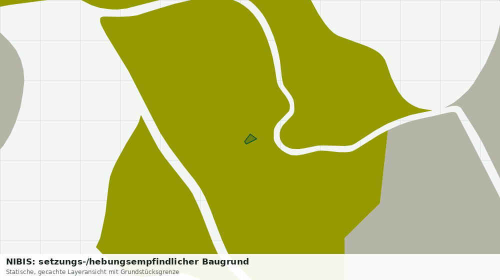 Statische Kartenansicht: NIBIS: setzungs-/hebungsempfindlicher Baugrund