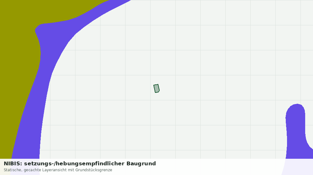 Statische Kartenansicht: NIBIS: setzungs-/hebungsempfindlicher Baugrund