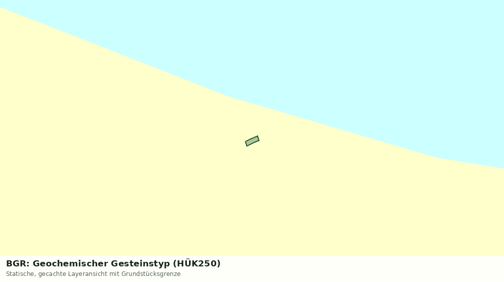 Statische Kartenansicht: BGR: Geochemischer Gesteinstyp (HÜK250)