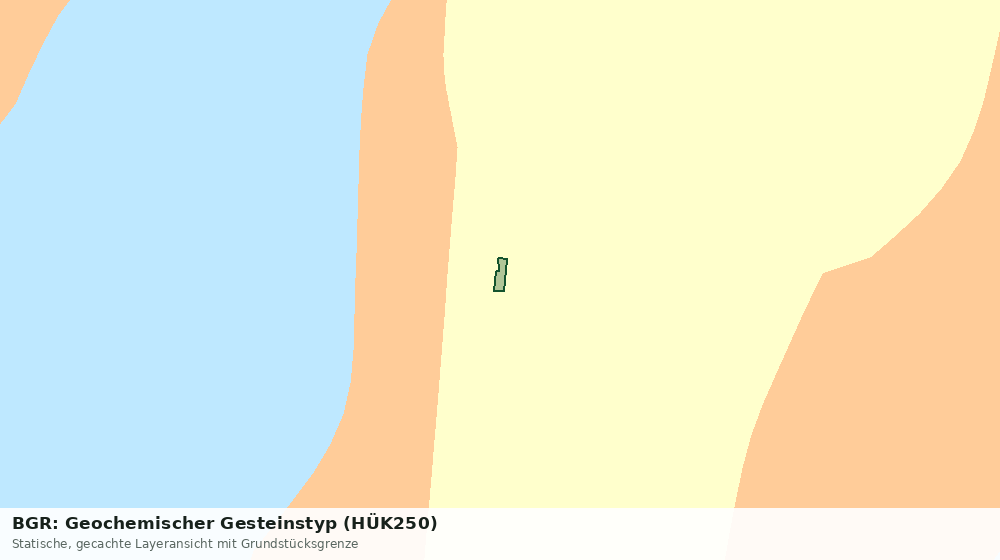 Statische Kartenansicht: BGR: Geochemischer Gesteinstyp (HÜK250)