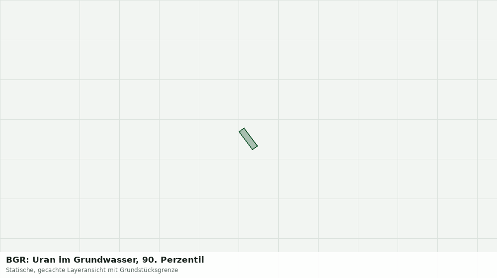 Statische Kartenansicht: BGR: Uran im Grundwasser, 90. Perzentil