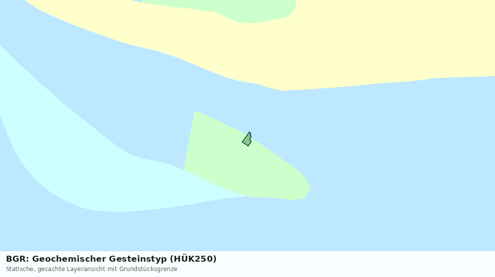 Statische Kartenansicht: BGR: Geochemischer Gesteinstyp (HÜK250)