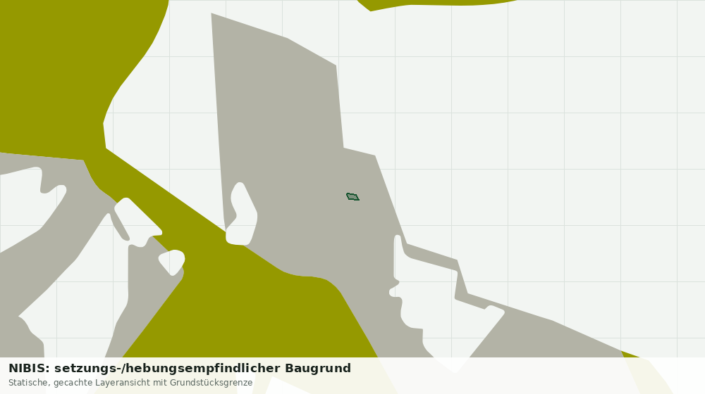 Statische Kartenansicht: NIBIS: setzungs-/hebungsempfindlicher Baugrund