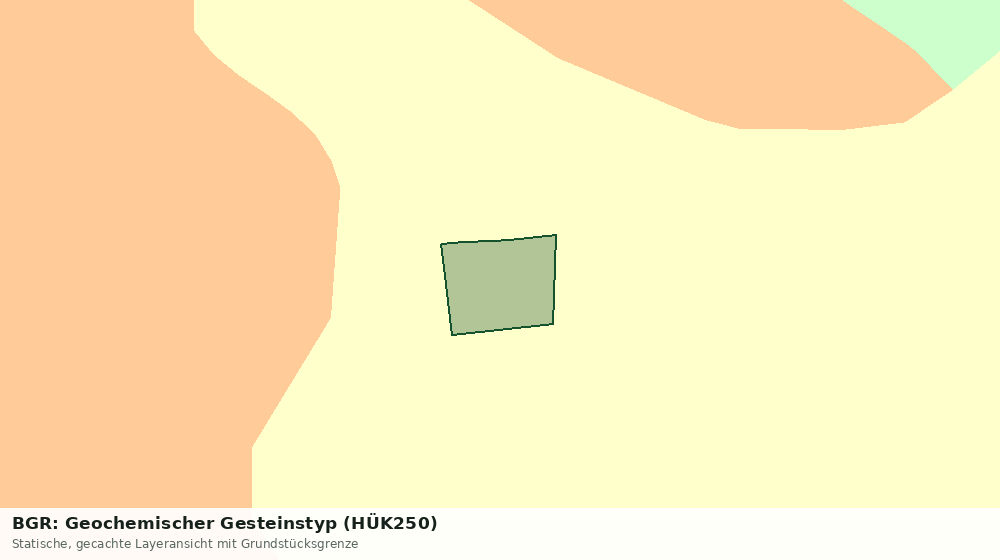 Statische Kartenansicht: BGR: Geochemischer Gesteinstyp (HÜK250)