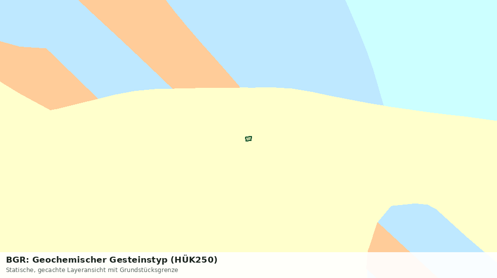 Statische Kartenansicht: BGR: Geochemischer Gesteinstyp (HÜK250)
