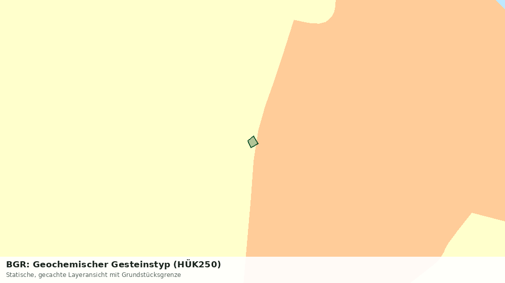 Statische Kartenansicht: BGR: Geochemischer Gesteinstyp (HÜK250)
