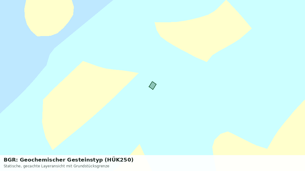 Statische Kartenansicht: BGR: Geochemischer Gesteinstyp (HÜK250)
