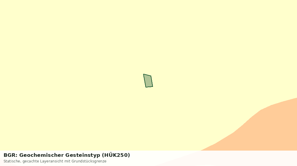Statische Kartenansicht: BGR: Geochemischer Gesteinstyp (HÜK250)