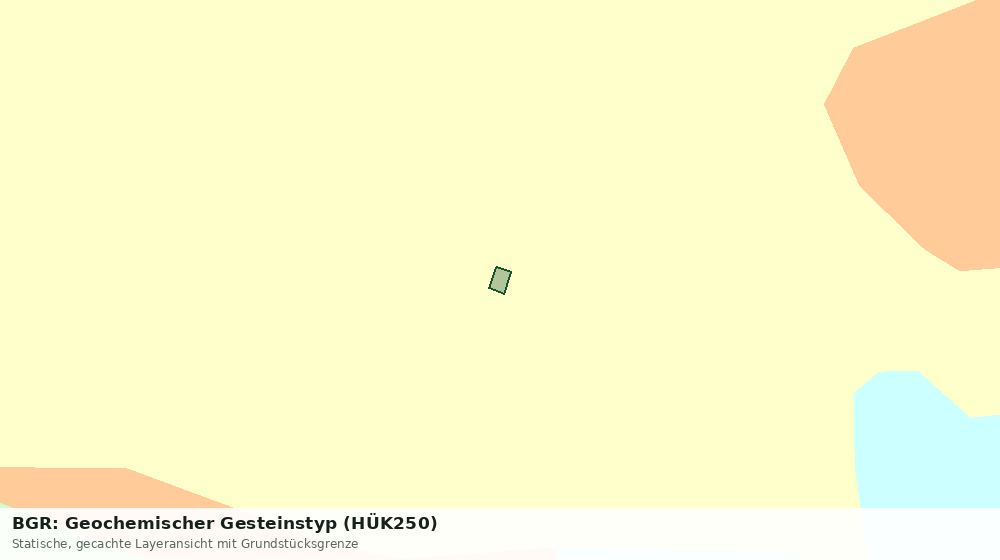 Statische Kartenansicht: BGR: Geochemischer Gesteinstyp (HÜK250)
