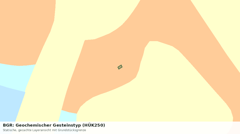 Statische Kartenansicht: BGR: Geochemischer Gesteinstyp (HÜK250)
