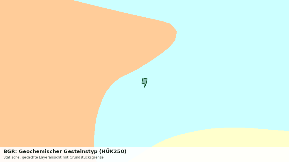 Statische Kartenansicht: BGR: Geochemischer Gesteinstyp (HÜK250)