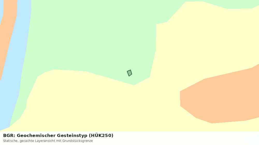 Statische Kartenansicht: BGR: Geochemischer Gesteinstyp (HÜK250)